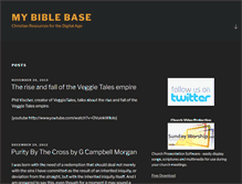 Tablet Screenshot of mybiblebase.com